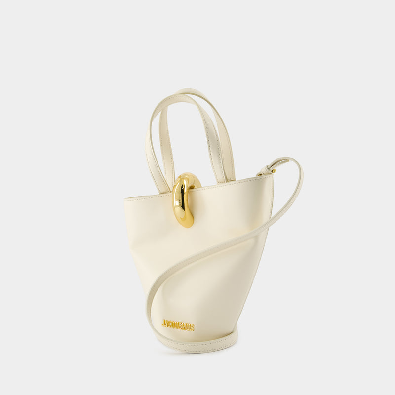 Le Petit Bambola - Jacquemus - Cuir - Blanc