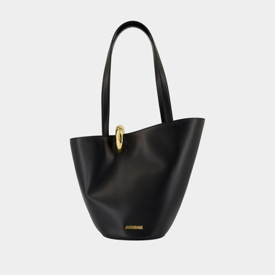 Le Bambola Moyen - Jacquemus - Cuir - Noir