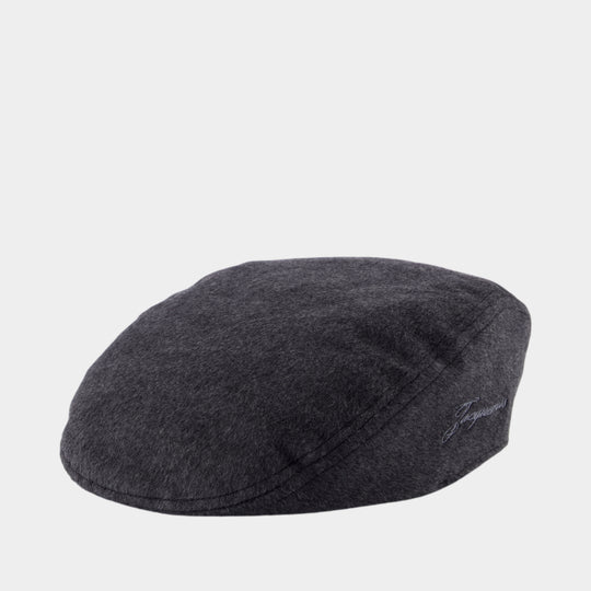 Le Beret Valerie - Jacquemus - Coton - Gris