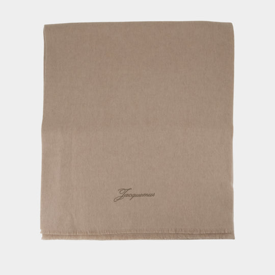 L'Echarpe Tailleur - Jacquemus - Laine - Beige