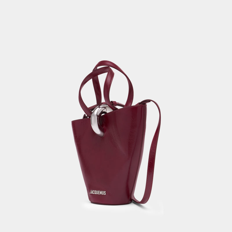 Le Petit Bambola - Jacquemus - Cuir - Bordeaux