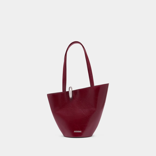 Le Bambola Moyen - Jacquemus - Cuir - Bordeaux