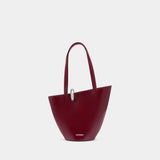 Le Bambola Moyen - Jacquemus - Cuir - Bordeaux
