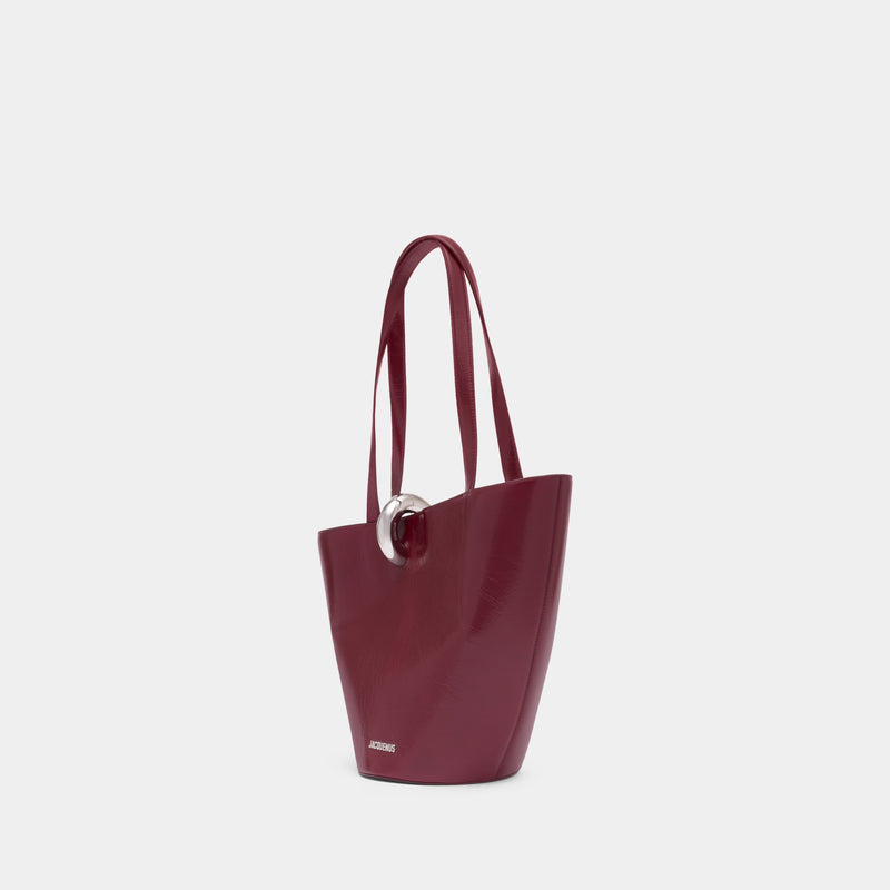 Le Bambola Moyen - Jacquemus - Cuir - Bordeaux