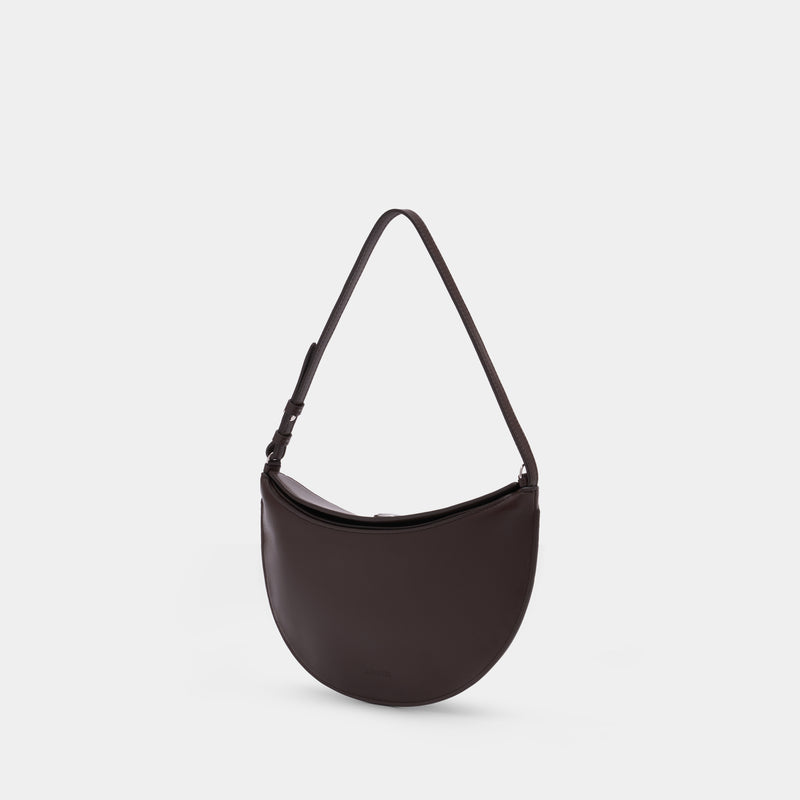 Le Petit Calisso Rond - Jacquemus - Cuir - Marron