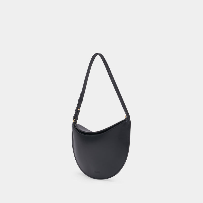 Le Petit Calisso Rond - Jacquemus - Cuir - Noir