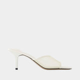 Les Mules Cubisto - Jacquemus - Cuir - Blanc