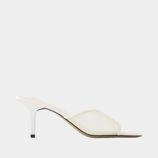 Les Mules Cubisto - Jacquemus - Cuir - Blanc