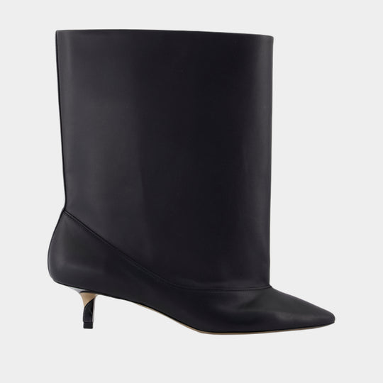 Les Bottes Tourni - Jacquemus - Cuir - Noir