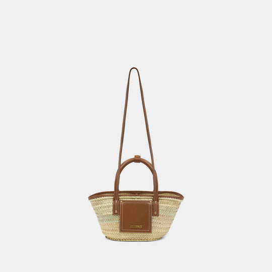 Le Petit Panier Soli - Jacquemus - Raphia - Marron
