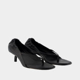 Les Sandales Nu Pieds B - Jacquemus - Cuir - Noir