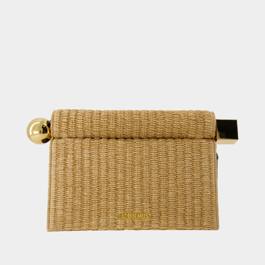 La Pochette Rond Carre - Jacquemus - Synthétique - Beige