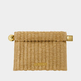 La Petite Pochette Rond Carre - Jacquemus - Synthétique - Beige