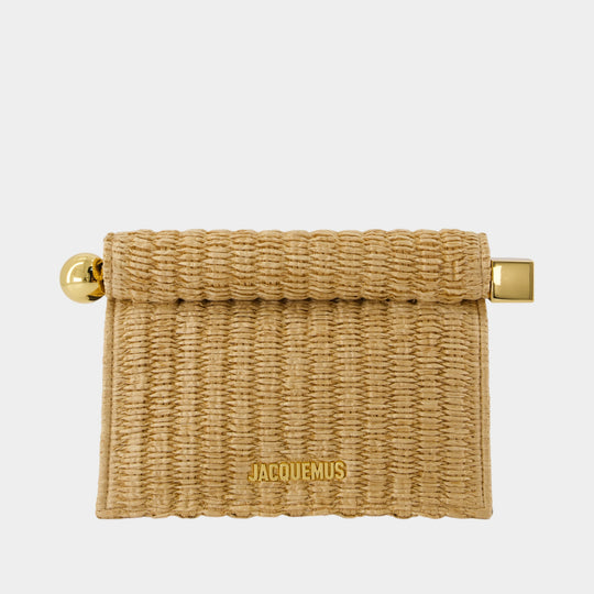 La Petite Pochette Rond Carre - Jacquemus - Synthétique - Beige