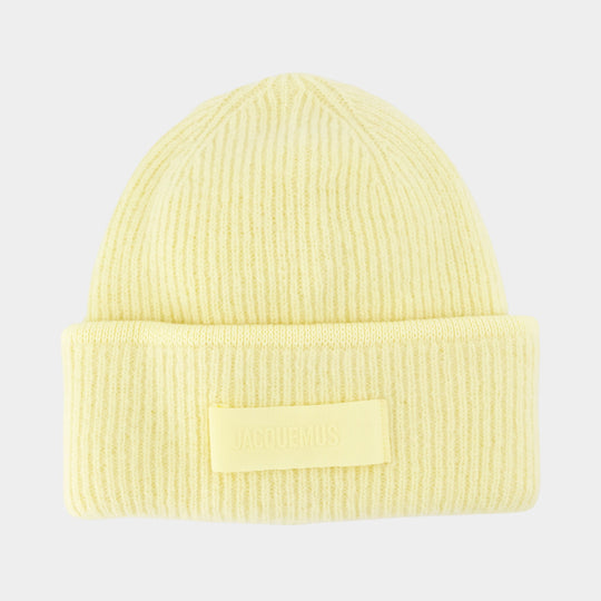 Le Bonnet Gros Grain - Jacquemus - Laine - Jaune