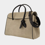 Le Cabas Turismo - Jacquemus - Cuir - Ivoire