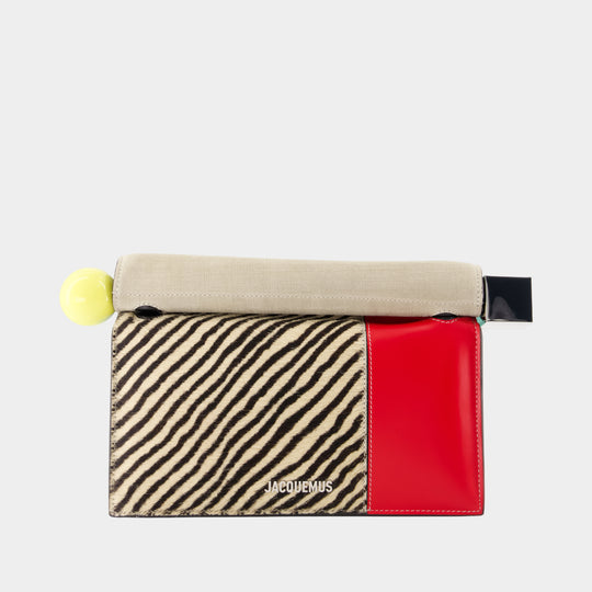 La Pochette Rond Carre - Jacquemus - Cuir - Multi