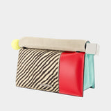 La Pochette Rond Carre - Jacquemus - Cuir - Multi