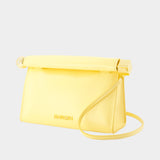 Le Sac Rond Carre - Jacquemus - Cuir - Jaune