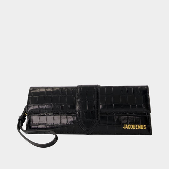 La Pochette Bambino - Jacquemus - Cuir - Noir