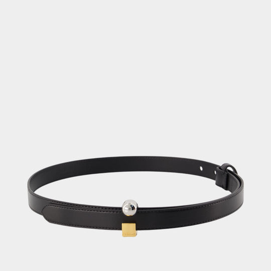 La Ceinture Citta - Jacquemus - Cuir - Noir