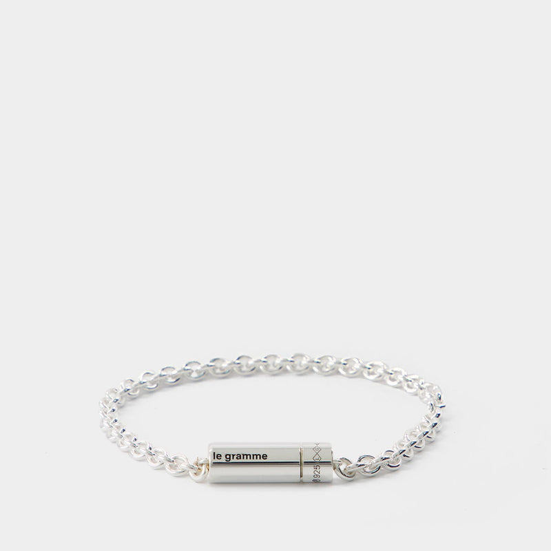 Bracelet 11G Cable Chaine - Le Gramme - Argent