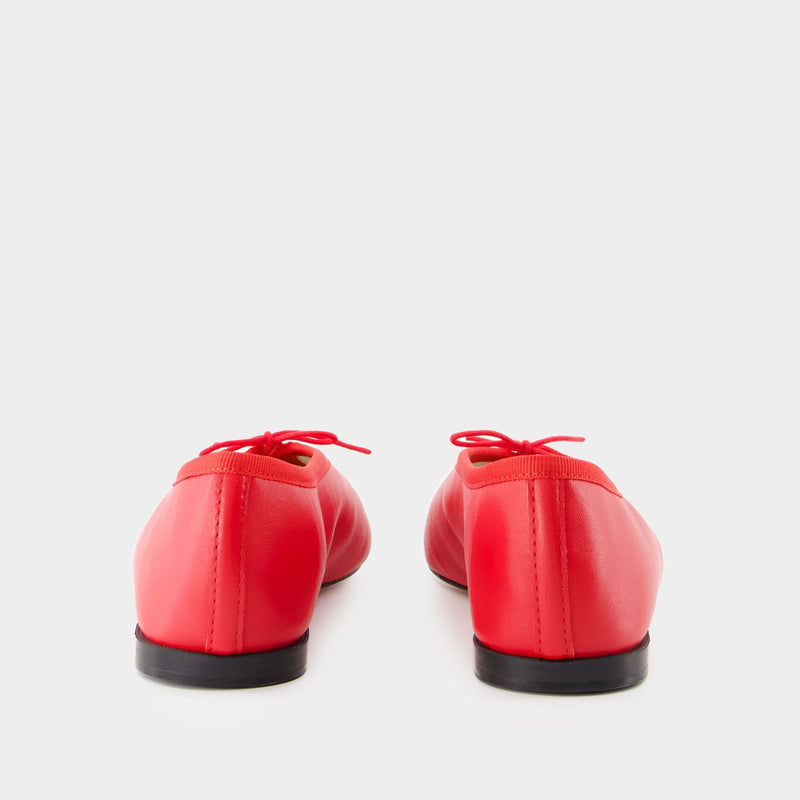 Ballerines Lilouh - Marine Serre - Cuir - Rouge