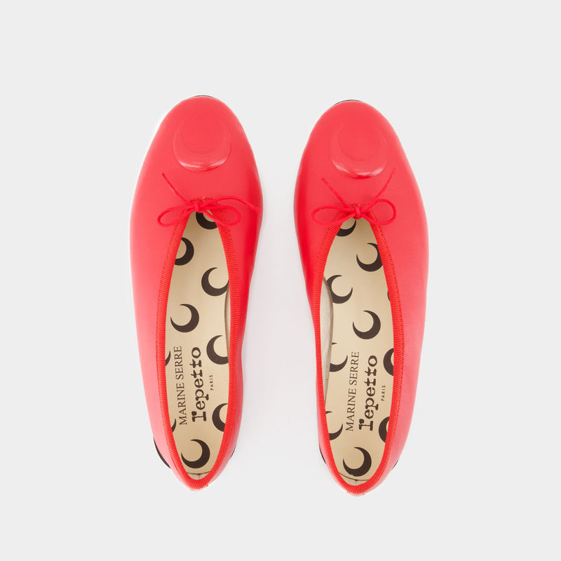 Ballerines Lilouh - Marine Serre - Cuir - Rouge