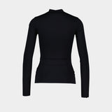 T-Shirt Moonogram Baby Fit - Marine Serre - Coton - Noir