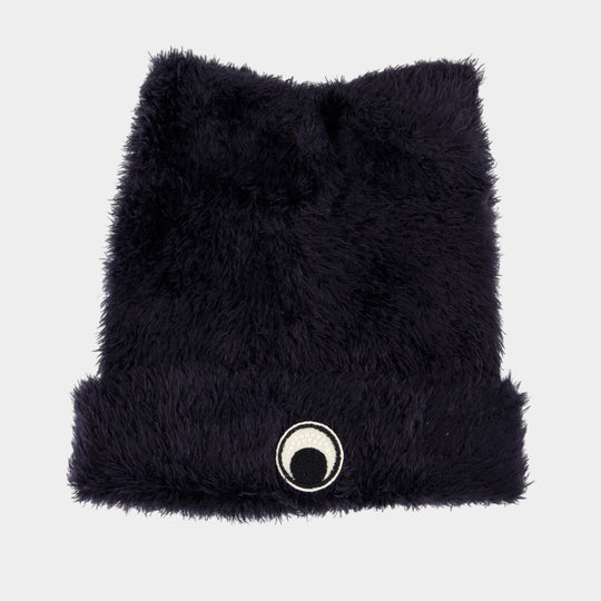 Bonnet Wild Fluffy Kawaii - Marine Serre - Synthétique - Noir
