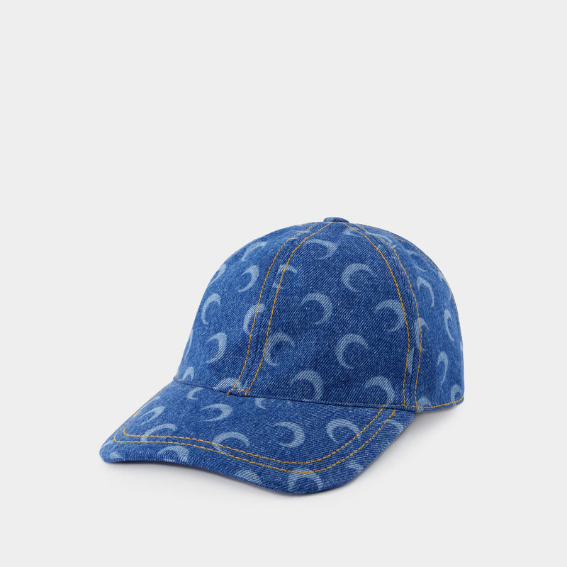 Casquette Moon Laser - Marine Serre - Coton - Bleu