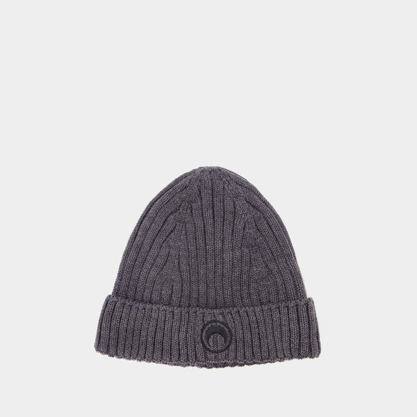 Bonnet - Marine Serre - Laine - Gris Clair