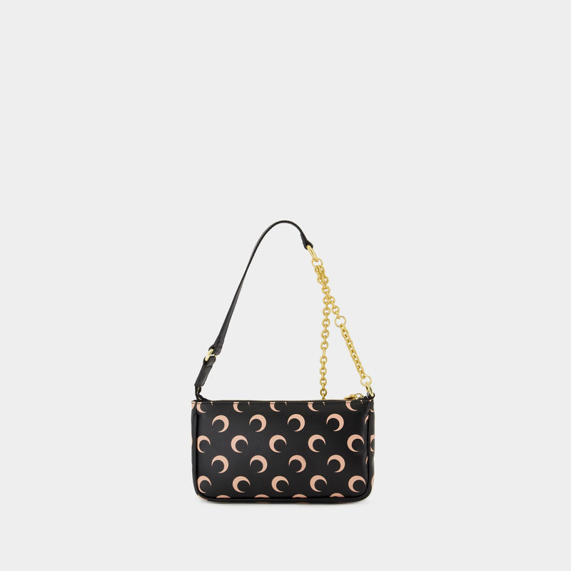 Sac Porté Épaule Moon Canvas Core - Marine Serre - Cuir - Marron