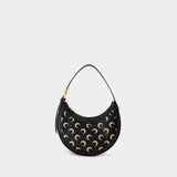 Sac Aom Screenprint Eclips Mini - Marine Serre - Cuir - Noir