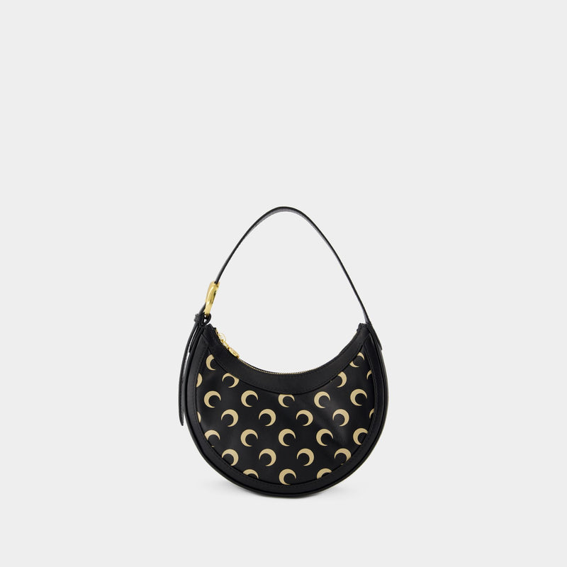 Sac Aom Screenprint Eclips Mini - Marine Serre - Cuir - Noir