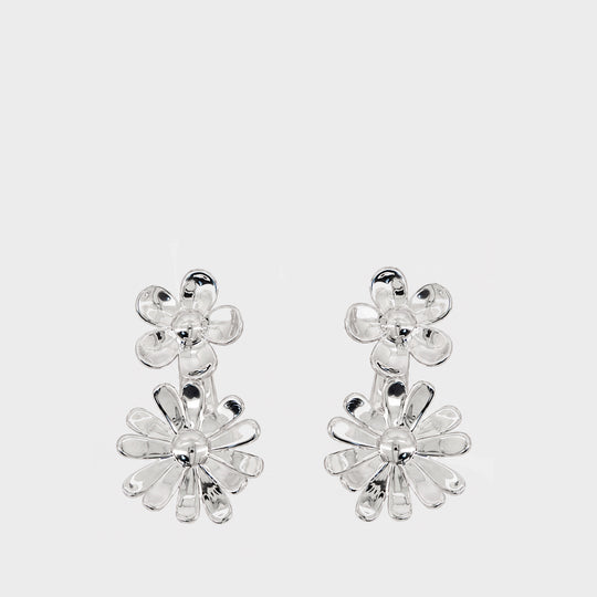 Boucles d'oreilles Daisy Wild - Marc Jacobs - Métal - Argenté