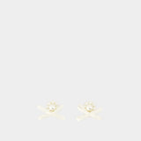 Boucles D'oreilles Petite Daisy - Simone Rocha - Synthétique - Blanc