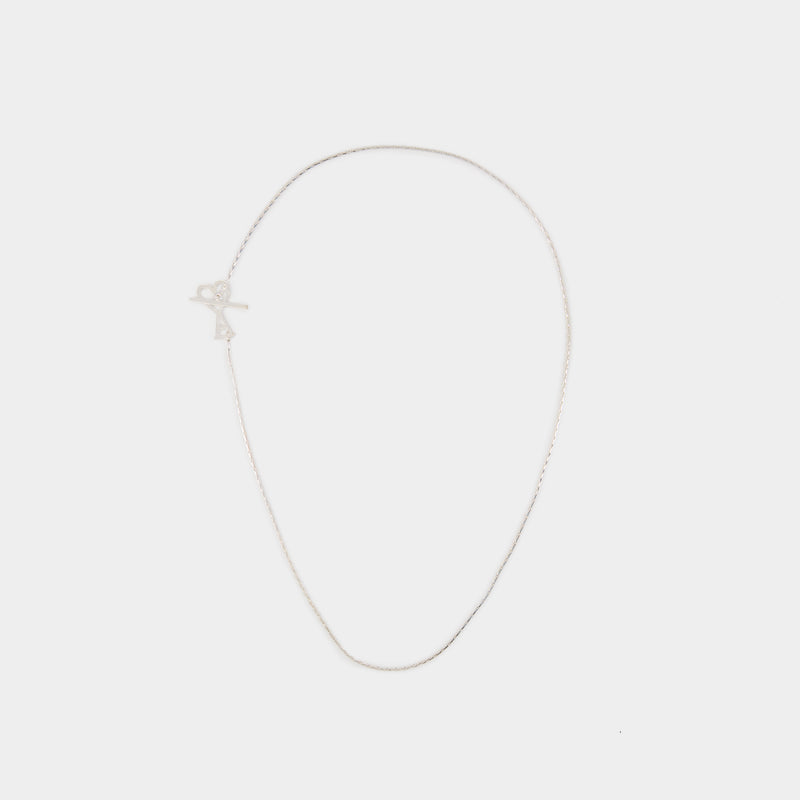 Collier Adc 2 In 1 - AMI Paris - Métal - Argenté