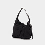 Sac À Bandoulière Angular - YOHJI YAMAMOTO - Cuir - Noir