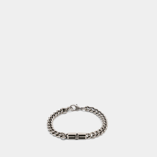 Bracelet Bb Icon - Balenciaga - Métal - Argenté