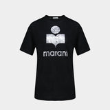 T-Shirt Zewel Gz - Isabel Marant - Lin - Noir
