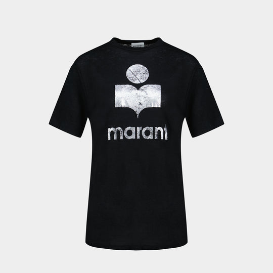 T-Shirt Zewel Gz - Isabel Marant - Lin - Noir