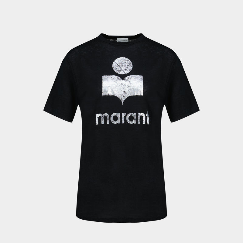 T-Shirt Zewel Gz - Isabel Marant - Lin - Noir