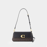 Sac Porté Épaule Signature Jet - Coach - Cuir - Noir