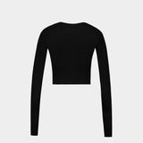 Cardigan Bea Cropped - Vivienne Westwood - Coton - Noir