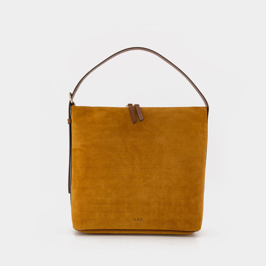Sac Porté Épaule Vera - A.P.C. - Cuir - Camel