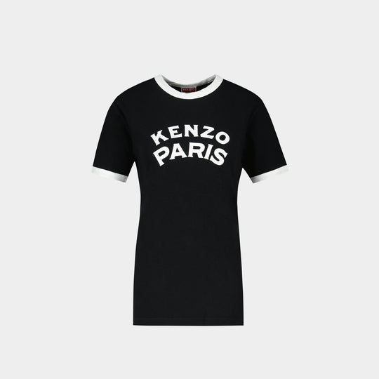 T-Shirt Gots Paris - Kenzo - Coton - Noir