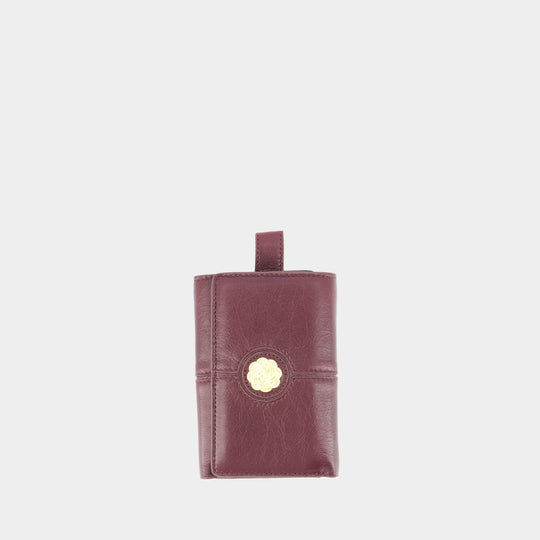 Porte Carte Amore - Rouje - Cuir - Bordeaux