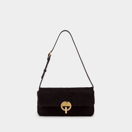 Sac À Bandoulière Moon Baguette - Vanessa Bruno - Cuir - Noir