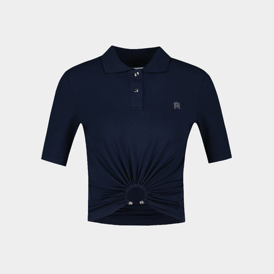T-Shirt Tee - Rabanne - Coton - Bleu